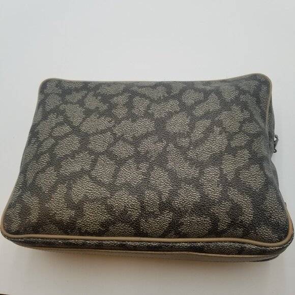 YVES Saint LAURENT YSL Vintage Giraffe print Clutch Pouch Purse - Picture 2 of 11